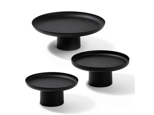 [90340404 1683047] Wallxpert Dekoschale 25.5/20.5/18.5 cm, 1 Stück, Schwarz