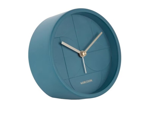 [90340406 1683857] KARLSSON Klassischer Wecker Circular Blau