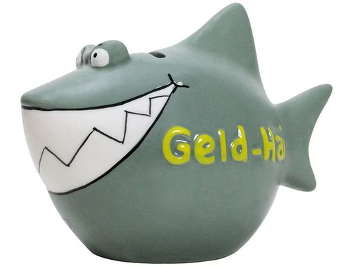 [90340413 1680351] G. Wurm Spardose Geld-Hai 12.5 x 9 x 9 cm