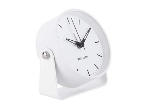 [90340415 1683863] KARLSSON Klassischer Wecker Calm Weiss