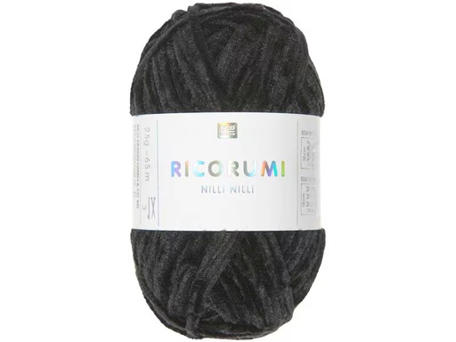 [90340430 1687339] Rico Design Wolle Ricorumi Nilli Nilli Schwarz