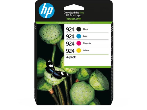 [90340442 1689442] HP Combopack Nr. 924 (6C3Z1NE) Black/Cyan/Magenta/Yellow