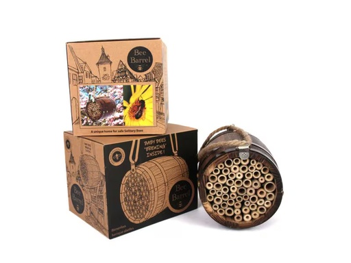 [90340486 1692892] Wildlife World Wildbienenhotel Bienenfass 13 x 13 x 18 cm