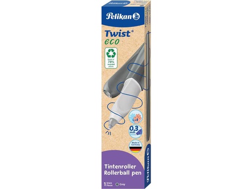 [90340487 1689983] Pelikan Tintenroller Twist Eco Grey, 1 Stück