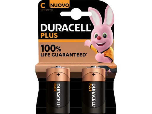 [90340588 1662308] Duracell Batterie C Plus Power 2 Stück
