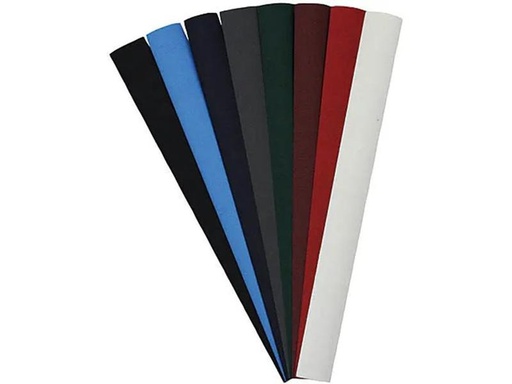 [90340750 1402156] Büromaterial Einbanddeckel LX Strips Fastback 0 g/m², 100 Stück, Weiss