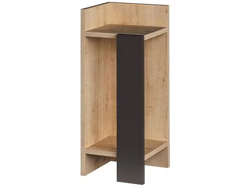 [90340844 1683284] Woody Fashion Nachttisch Elos Links 25 x 60 x 27 cm, Anthrazit/Nature