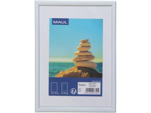 [90341054 1691585] Maul Bilderrahmen MAULart Weiss, 13 x 18 cm
