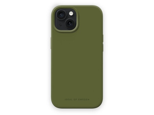 [90341108 1692130] Ideal of Sweden Silicone iPhone 15 Khaki