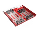 SNAP Rahmenloser Nummernhalter, 30 × 8 cm/50 × 11 cm, Edelstahl