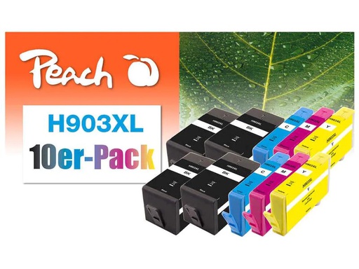 [90054261 1142626] Peach Tinte HP No 903XL 4x BK, 2x C, M, Y