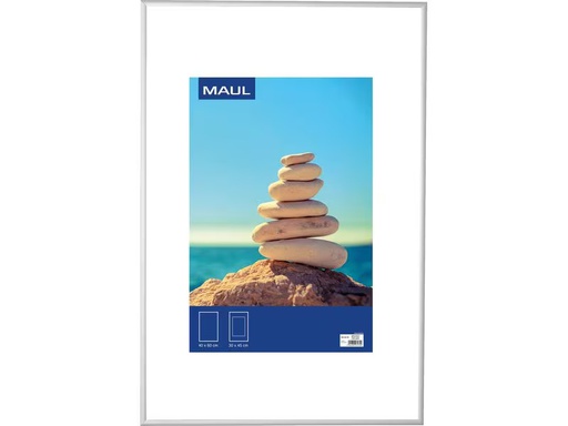 [90341220 1691582] Maul Bilderrahmen MAULdesign Silber, 40 x 60 cm