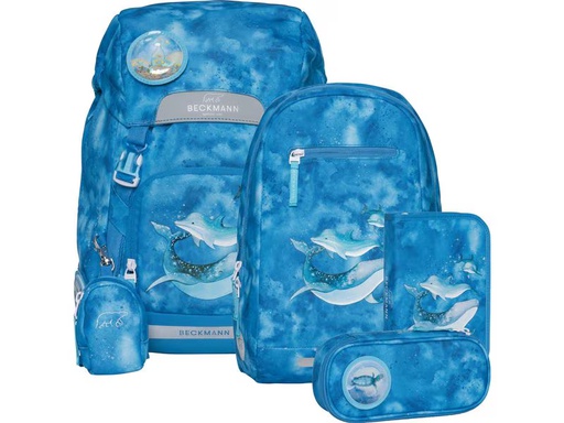 [90341244 1697849] Beckmann Schulthek-Set Classic Ocean 6-teilig