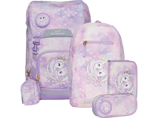 [90341249 1697843] Beckmann Schulthek-Set Classic Unicorn Princess 6-teilig