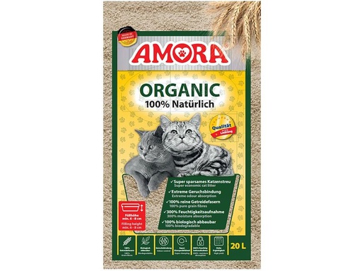 [90341262 1683961] AMORA Katzenstreu Organic, 20 l