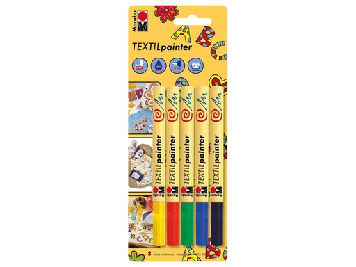 [90000519 545448] Marabu Textilmarker Painter 5 Stück