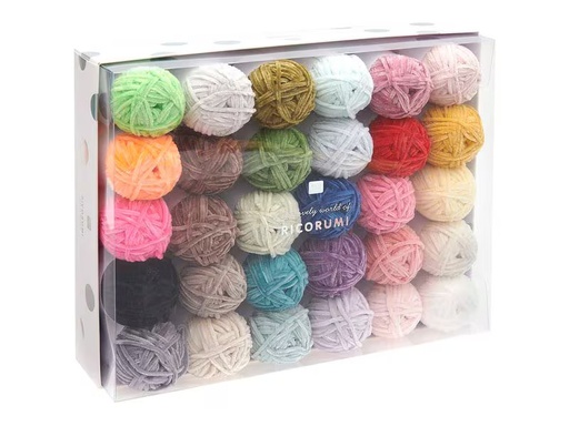 [90341505 1687343] Rico Design Wolle Ricorumi Nilli Nilli Mehrfarbig, 30er Set