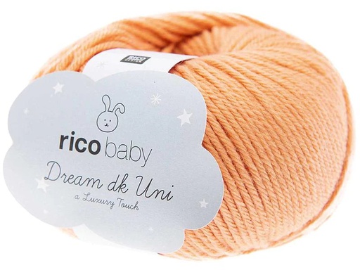 [90054305 1156759] Rico Design Wolle Baby Dream Uni dk 50 g, Aprikose