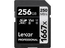 Lexar SDXC-Karte Professional 1667x SILVER Serie 256 GB