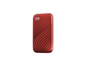 Western Digital Externe SSD My Passport 1000 GB, Rot