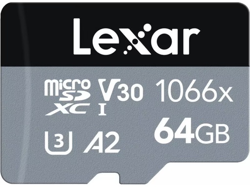 [90341711 1634302] Lexar microSDXC-Karte Professional 1066x Silver 64 GB