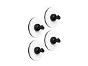 Silwy Haken Magnet Pins Flex Weiss, 0.08 kg