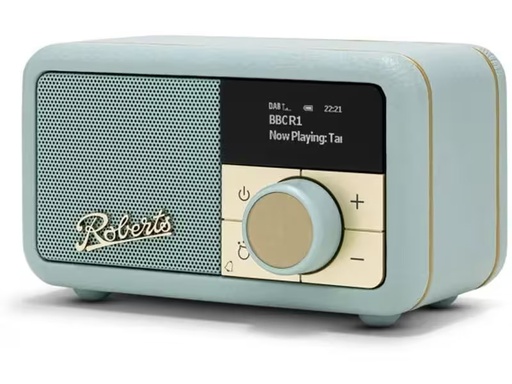 [90341805 1701642] Roberts DAB+ Radio Revival Petite 2 Duck Egg Blue