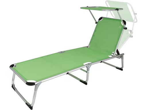 [90341890 1328964] Eurotrail Liegestuhl Pebble Beach Lime Green