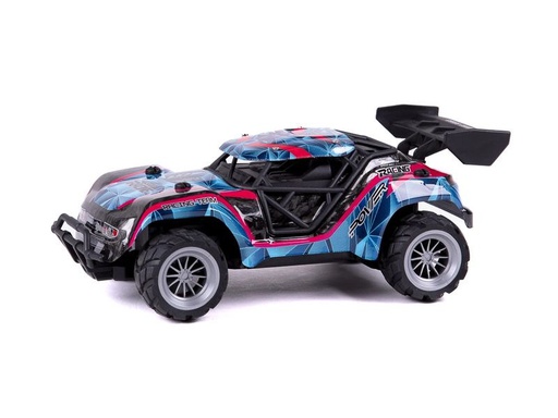 [90341943 1671370] TEC-TOY Buggy Speed Racing Blau/Pink, 1:18