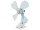 Eurotrail Klammer-Ventilator 12 V Hellblau/Weiss