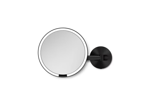 [90342216 1694668] Simplehuman Kosmetikspiegel mit Sensor Mit Wandhalterung Schwarz matt