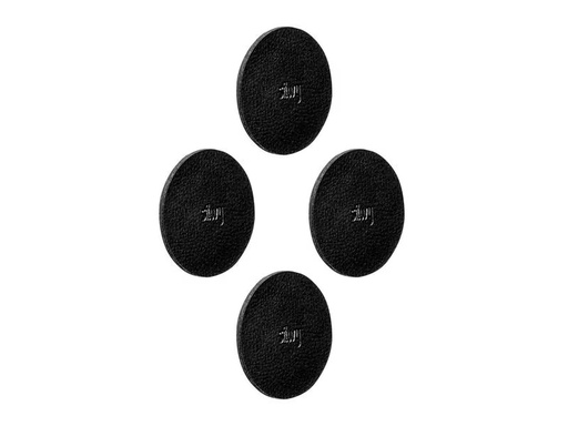 [90342246 1226233] Silwy Haken Metall-Nano-Gel-Pads, 4er-Set, Schwarz 5 cm