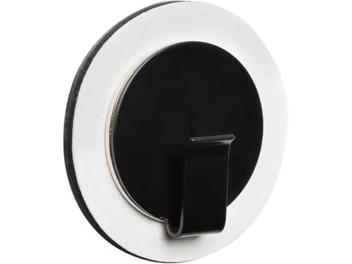 [90342512 1680794] Silwy Magnet-Haken 1 Stück, Schwarz/Weiss