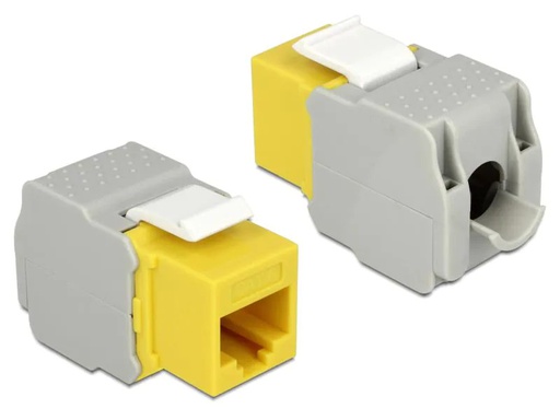 [90054401 725402] Delock Keystone-Modul RJ-45 Cat.6, UTP Gelb