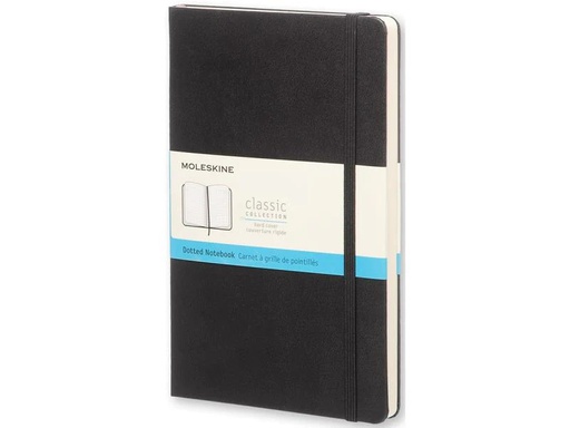 [90054423 1079125] Moleskine Notizbuch Classic A5 Dot, Schwarz, 240 Seiten