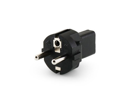 [90342974 1694436] Alpha Elettronica Adapterstecker C13 - Schuko, gerade