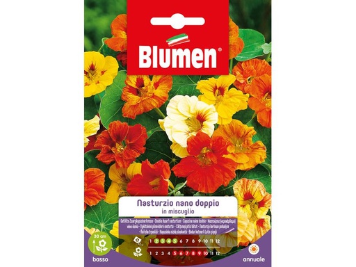 [90342998 1691278] Blumen Saatgut Gefüllte Zwerkapuzinerkresse Mix
