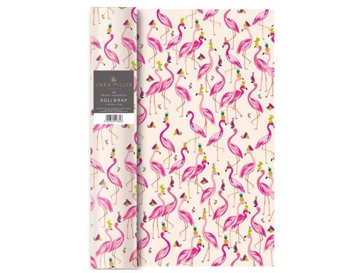 [90343033 1694421] Cart Geschenkpapier Flamingo 70 cm x 3m
