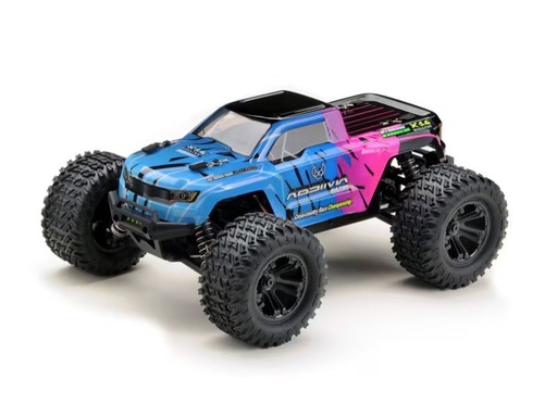 [90343038 1704376] Absima Monster Truck MINI AMT 4WD Blau/Pink, RTR, 1:16