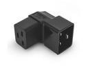 Alpha Elettronica Adapterstecker C19 - C20, frontal gewinkelt
