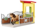 Schleich Spielfigurenset Farm World Ponybox mit Islandpferd Hengst