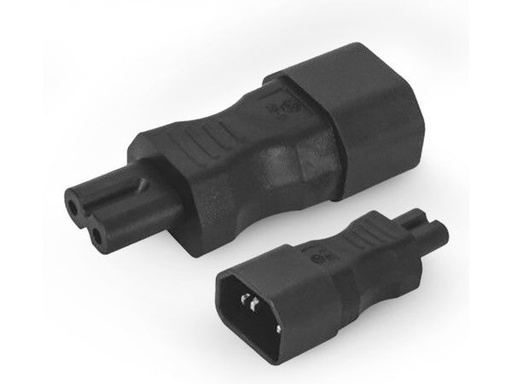 [90343160 1694428] Alpha Elettronica Adapterstecker C7 - C14, gerade