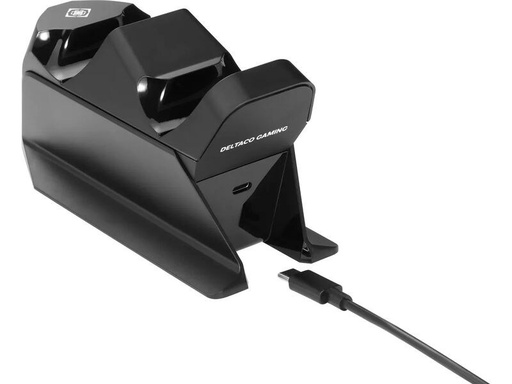 [90343214 1663335] DELTACO Ladestation Dual Charger PS5 Schwarz