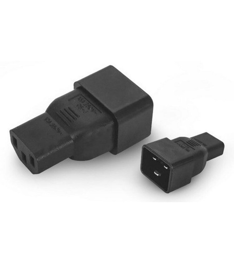 [90343288 1694435] Alpha Elettronica Adapterstecker C13 - C20, gerade