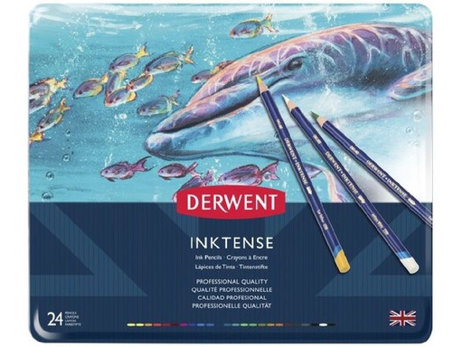 [90343316 1698415] Derwent Aquarellstifte Inktense Permanent 24-teilig