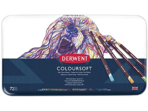 [90343352 1698417] Derwent Farbstifte Coloursoft mehrfarbig, 72-teilig