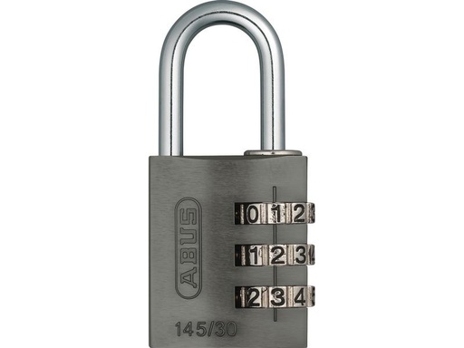 [90054484 1169206] Abus Zahlenschloss 145/30 Lock-Tag Titanium Aluminium