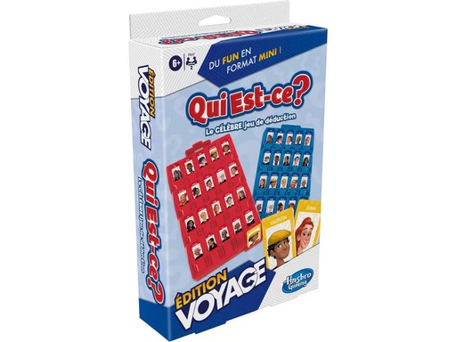 [90343501 1666552] Hasbro Gaming Familienspiel Qui Est-ce? Édition Voyage -FR-