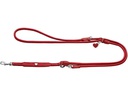 Hunter Verstellbare Führleine Round & Soft Love, 0.6/200, Rot