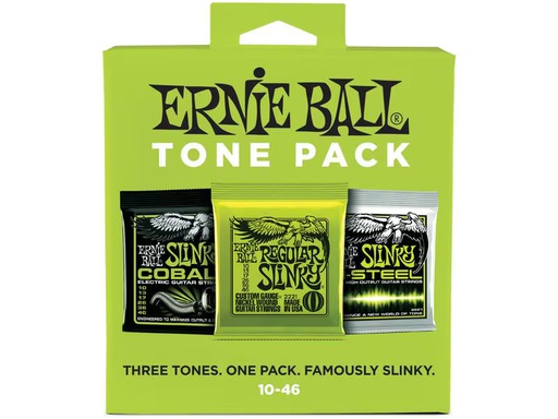 [90343545 1309979] Ernie Ball Gitarrensaiten 3331 Slinky 3er Tone Pack – Slinky 10 - 46